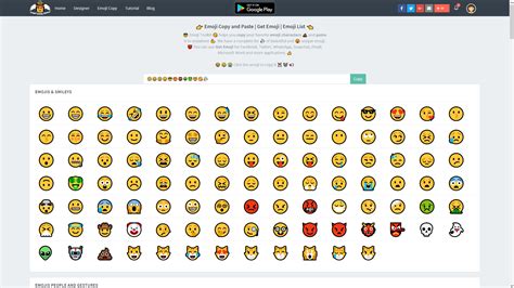 emoji list copy paste.